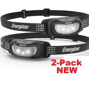 SET of 2 Energizer Red light LED Headlamp Flashlight Indoor Outdoor for camping,